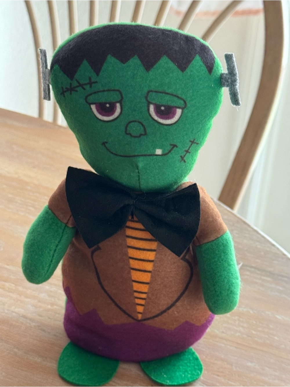 Halloween Green Frankenstein Doll -